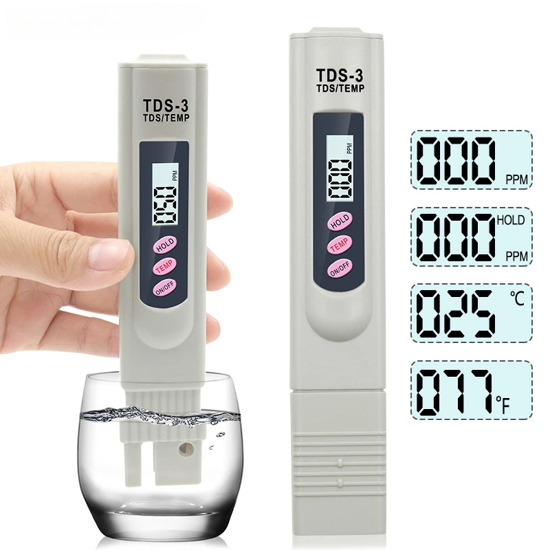 Aquael Filter Fzn - 1/3 قطعة LCD المحمولة الرقمية TDS
