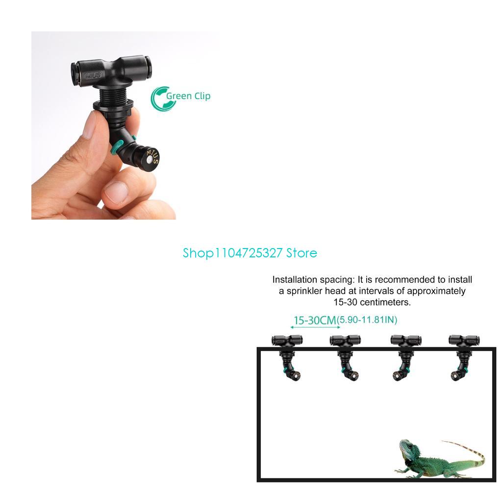 D8KF خزانات الغابات المطيرة فو - مراجعة Misting Nozzle Reptile وسعره